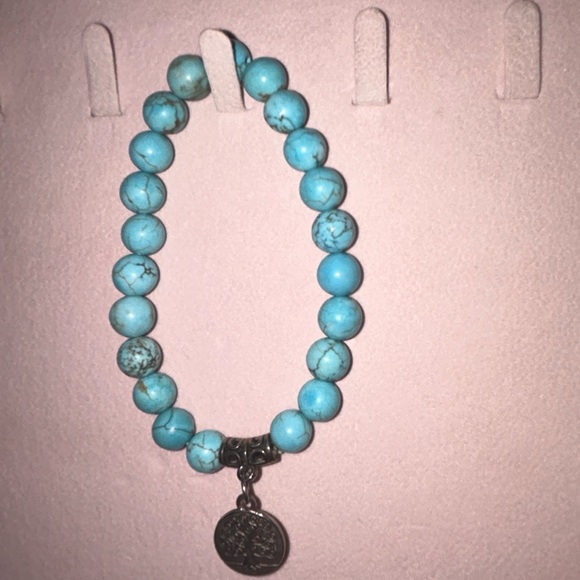 Blue Marble bracelet - Picture 2 of 5